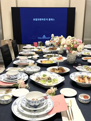 로얄코펜하겐(신세계센텀)애프터눈티클래스 진행 사진