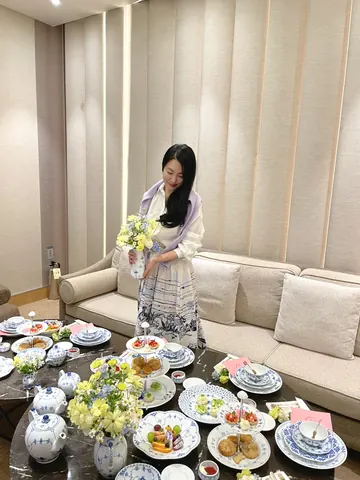 로얄코펜하겐(롯데본점-부산)애프터눈티클래스 진행 사진