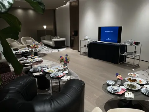 로얄코펜하겐(롯데동탄점)vip애프터눈티클래스 진행 사진